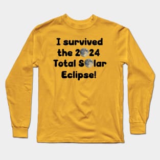 Eclipse Shirt 2024 Eclipse Tshirt Total Solar Eclipse Shirt April 8 2024 Tee Eclipse 2024 Funny Astronomy Gift Solar Eclipse Sun Moon Shirt Long Sleeve T-Shirt